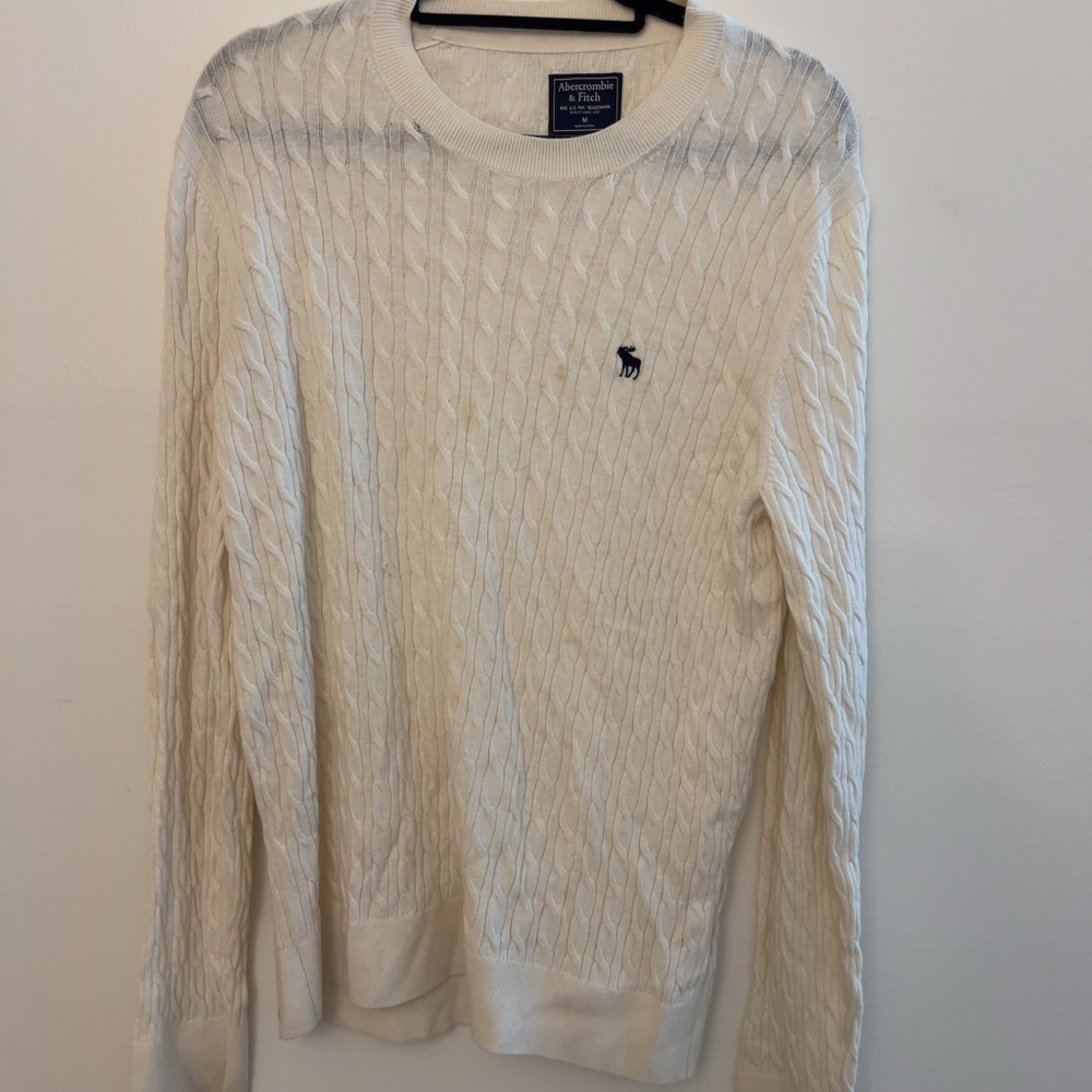 Abercrombie White Sweater